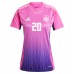 Camisa de Futebol Alemanha Benjamin Henrichs #20 Equipamento Secundário Mulheres Europeu 2024 Manga Curta